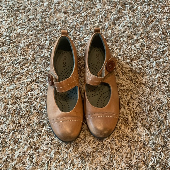 ECCO Leather Mary Jane flat - Picture 3 of 8